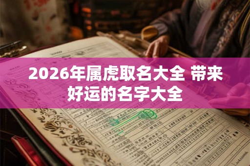 2026年属虎取名大全 带来好运的名字大全