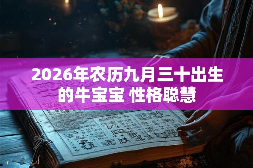 2026年农历九月三十出生的牛宝宝 性格聪慧
