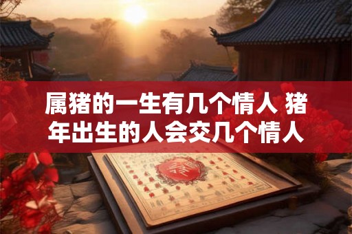 属猪的一生有几个情人 猪年出生的人会交几个情人