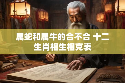 属蛇和属牛的合不合 十二生肖相生相克表 属蛇和属牛的合不合 十二生肖相生相克表