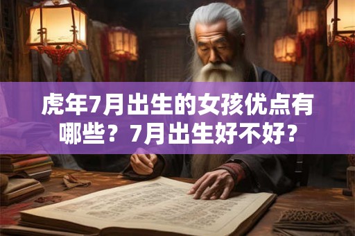 虎年7月出生的女孩优点有哪些？7月出生好不好？