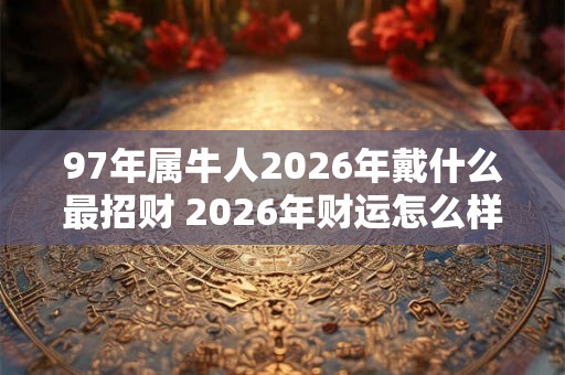 97年属牛人2026年戴什么最招财 2026年财运怎么样