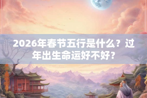 2026年春节五行是什么？过年出生命运好不好？