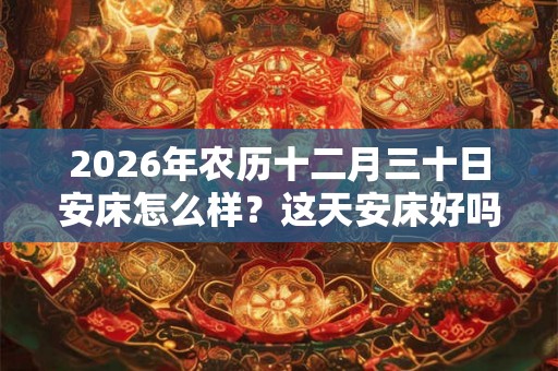 2026年农历十二月三十日安床怎么样？这天安床好吗？