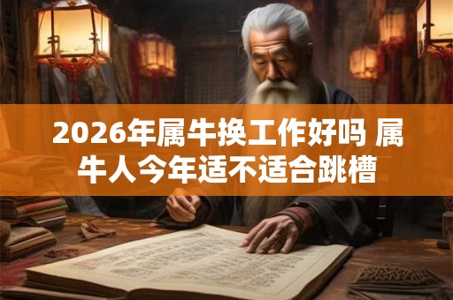 2026年属牛换工作好吗 属牛人今年适不适合跳槽