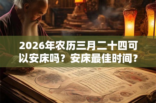 2026年农历三月二十四可以安床吗?安床最佳时间? 2026年农历三月二十四可以安床吗?安床最佳时间?