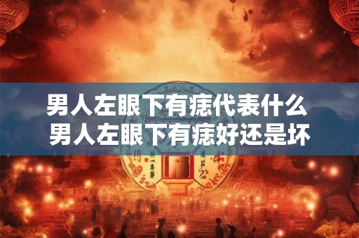 男人左眼下有痣代表什么 男人左眼下有痣好还是坏