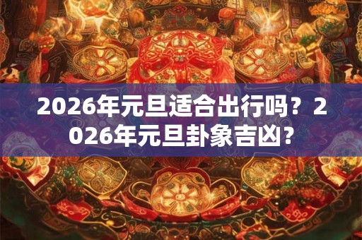 2026年元旦适合出行吗?2026年元旦卦象吉凶? 2026年元旦适合出行吗?2026年元旦卦象吉凶?