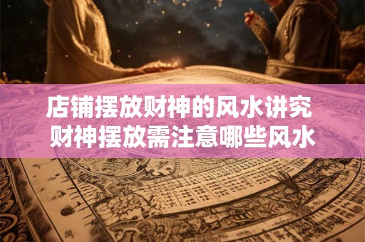 店铺摆放财神的风水讲究 财神摆放需注意哪些风水 店铺摆放财神的风水讲究 财神摆放需注意哪些风水
