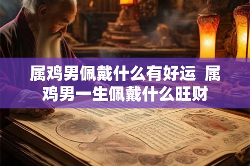 属鸡男佩戴什么有好运  属鸡男一生佩戴什么旺财