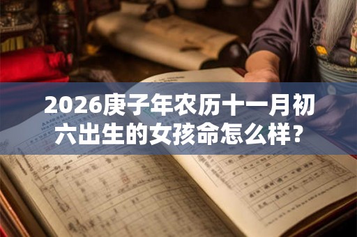 2026庚子年农历十一月初六出生的女孩命怎么样？