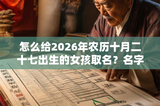 怎么给2026年农历十月二十七出生的女孩取名?名字推荐 怎么给2026年农历十月二十七出生的女孩取名?名字推荐