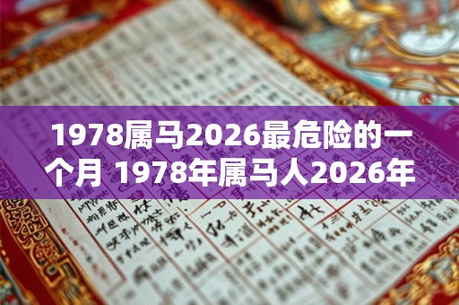 1978属马2026最危险的一个月 1978年属马人2026年多大