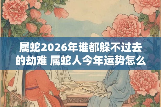 属蛇2026年谁都躲不过去的劫难 属蛇人今年运势怎么样