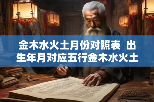 金木水火土月份对照表  出生年月对应五行金木水火土