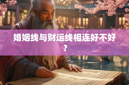 婚姻线与财运线相连好不好? 婚姻线与财运线相连好不好?