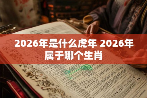 2026年是什么虎年 2026年属于哪个生肖 2026年是什么虎年 2026年属于哪个生肖