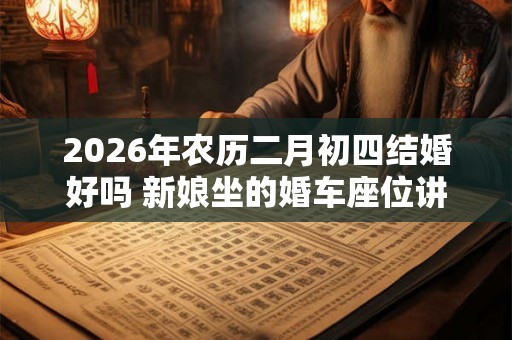 2026年农历二月初四结婚好吗 新娘坐的婚车座位讲究