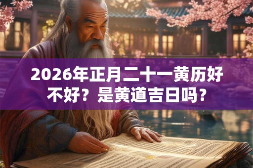 2026年正月二十一黄历好不好?是黄道吉日吗? 2026年正月二十一黄历好不好?是黄道吉日吗?