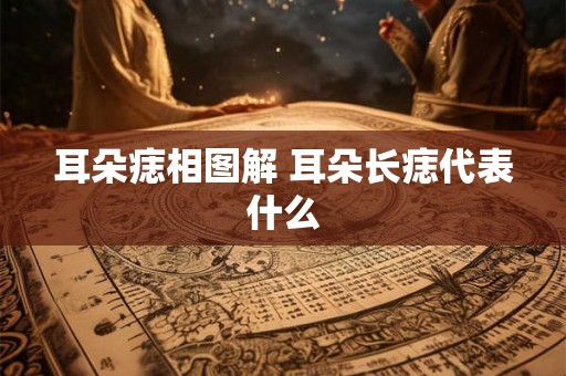 耳朵痣相图解 耳朵长痣代表什么