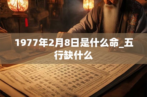 1977年2月8日是什么命_五行缺什么 1977年2月8日是什么命_五行缺什么