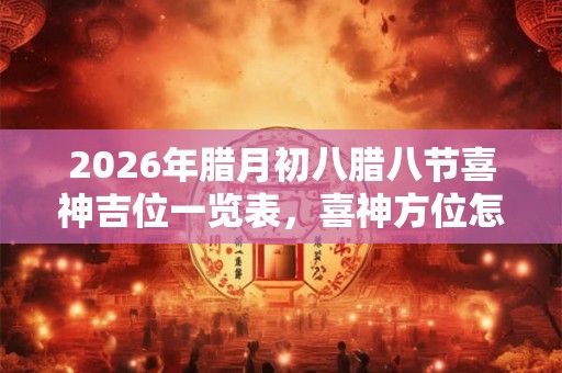 2026年腊月初八腊八节喜神吉位一览表,喜神方位怎么看? 2026年腊月初八腊八节喜神吉位一览表,喜神方位怎么看?