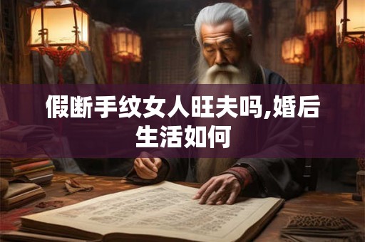 假断手纹女人旺夫吗,婚后生活如何 假断手纹女人旺夫吗,婚后生活如何