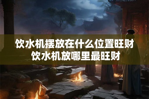 饮水机摆放在什么位置旺财 饮水机放哪里最旺财
