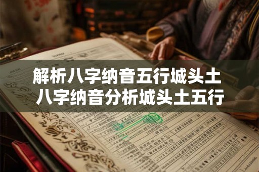 解析八字纳音五行城头土 八字纳音分析城头土五行