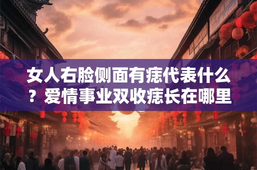 女人右脸侧面有痣代表什么？爱情事业双收痣长在哪里？