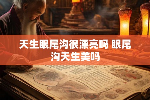 天生眼尾沟很漂亮吗 眼尾沟天生美吗 天生眼尾沟很漂亮吗 眼尾沟天生美吗