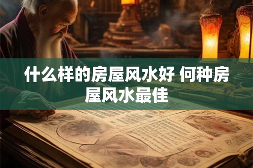 什么样的房屋风水好 何种房屋风水最佳