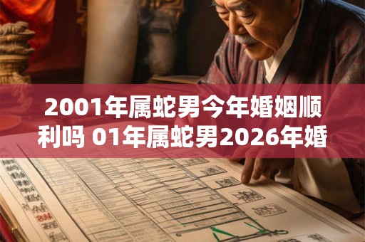 2001年属蛇男今年婚姻顺利吗 01年属蛇男2026年婚恋运