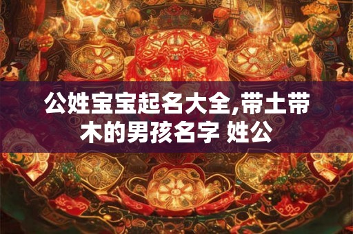 公姓宝宝起名大全,带土带木的男孩名字 姓公
