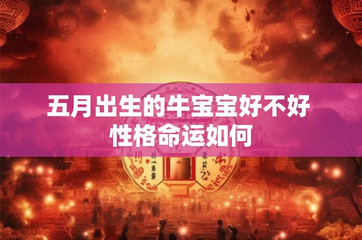 五月出生的牛宝宝好不好 性格命运如何