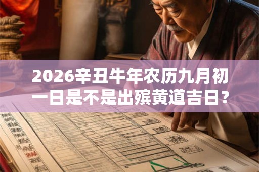 2026辛丑牛年农历九月初一日是不是出殡黄道吉日？