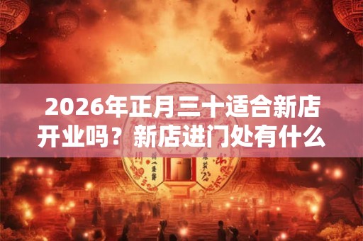 2026年正月三十适合新店开业吗?新店进门处有什么讲究? 2026年正月三十适合新店开业吗?新店进门处有什么讲究?