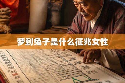 梦到兔子是什么征兆女性