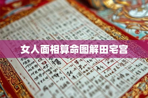 女人面相算命图解田宅宫