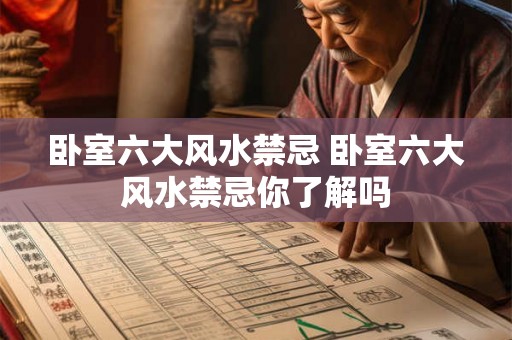 卧室六大风水禁忌 卧室六大风水禁忌你了解吗