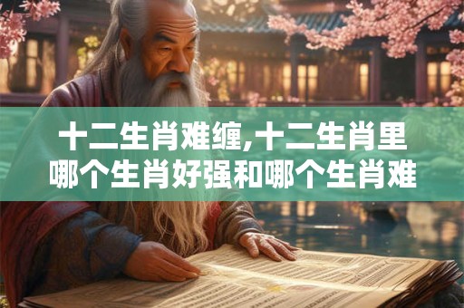 十二生肖难缠,十二生肖里哪个生肖好强和哪个生肖难搞