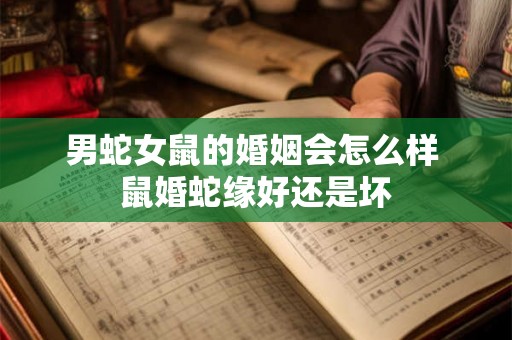 男蛇女鼠的婚姻会怎么样 鼠婚蛇缘好还是坏