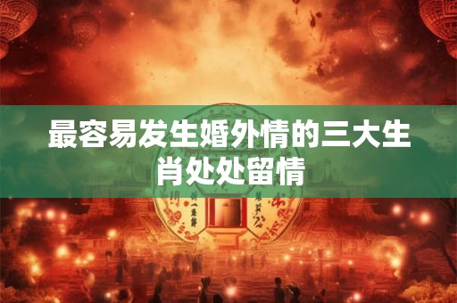 最容易发生婚外情的三大生肖处处留情 最容易发生婚外情的三大生肖处处留情