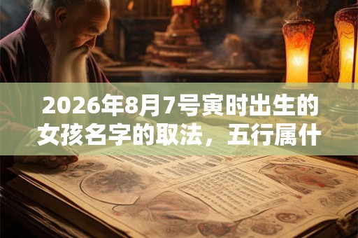 2026年8月7号寅时出生的女孩名字的取法，五行属什么