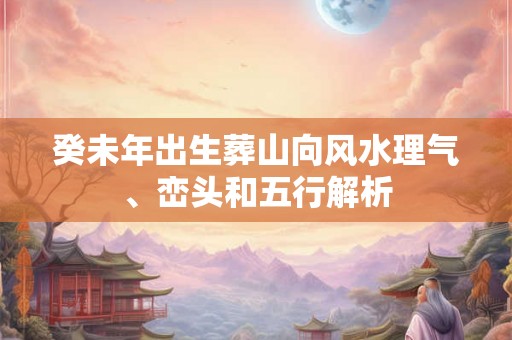 癸未年出生葬山向风水理气、峦头和五行解析