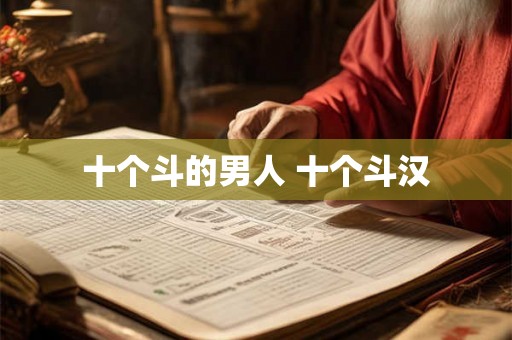 十个斗的男人 十个斗汉
