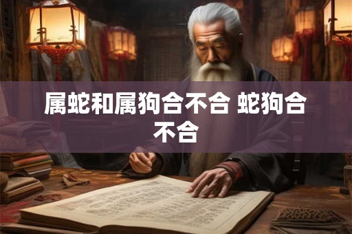 属蛇和属狗合不合 蛇狗合不合 属蛇和属狗合不合 蛇狗合不合