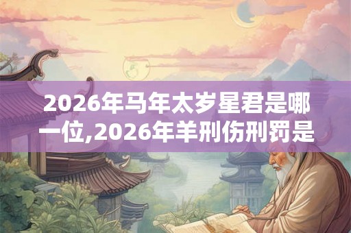 2026年马年太岁星君是哪一位,2026年羊刑伤刑罚是什么意思