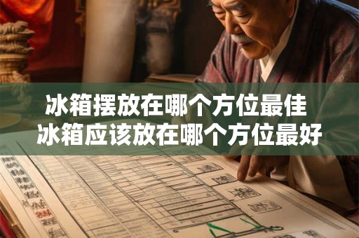 冰箱摆放在哪个方位最佳 冰箱应该放在哪个方位最好