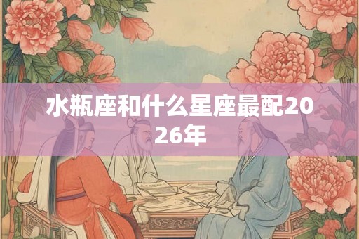 水瓶座和什么星座最配2026年